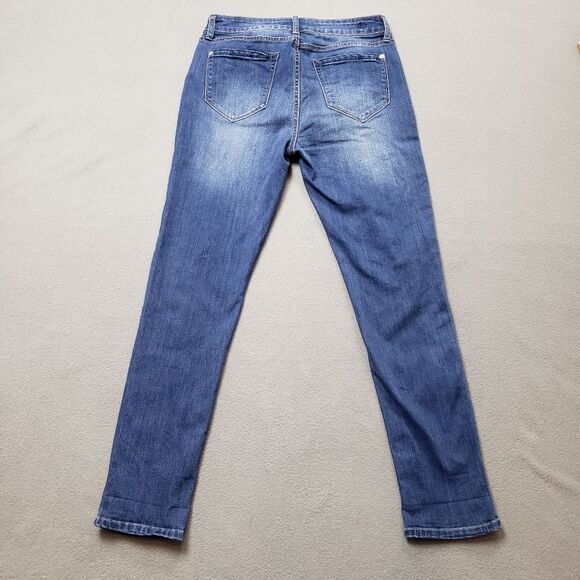 Kensie Jeans Blue High Rise Skinny Ankle Jeans Sz 6 - Picture 2 of 12